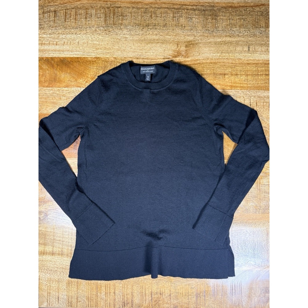 Banana Republic 100% Merino Wool Crewneck Sweater Size XS